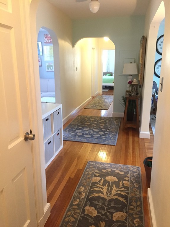 a bathroom with a tub and shower