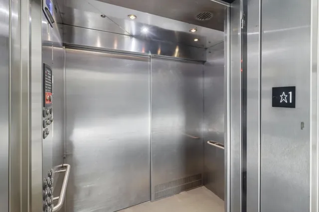 a view of a bathroom from a gallery