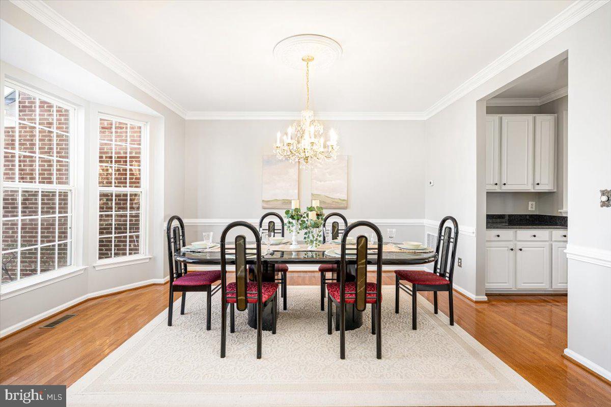 18602 Broken Oak Road Boyds, MD 20841 - Photo 8 of 83 Formal Dining Room w/elegant Chandelier
