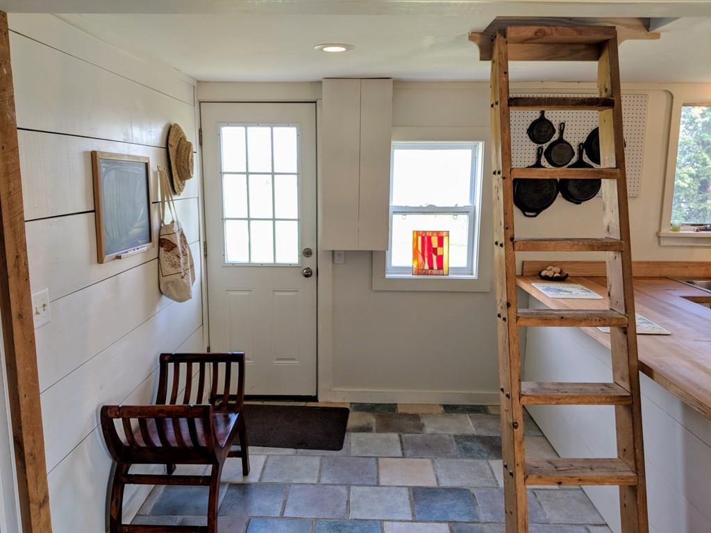 18 Gurney Hill Road Hope, ME 04847 - Photo 3 of 26 Kitchen mudroom with stairs up to...