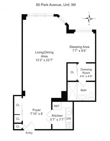 $695,000 | 80 Park Avenue, Unit 3M | Murray Hill