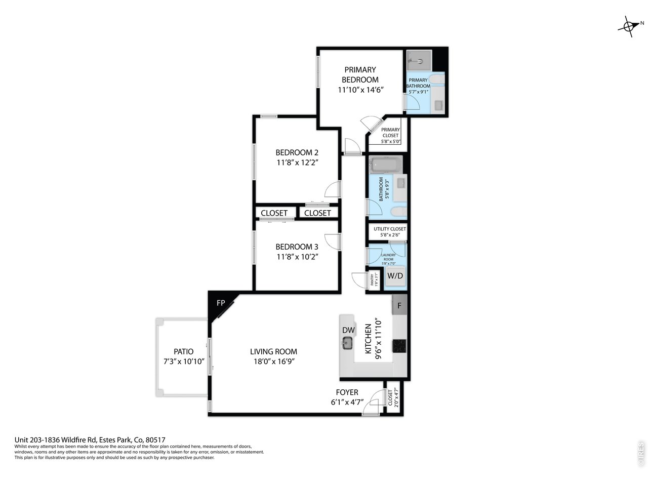 1836 Wildfire Road, Unit 203 Estes Park, CO 80517 - Photo 30 of 30 Floorplans