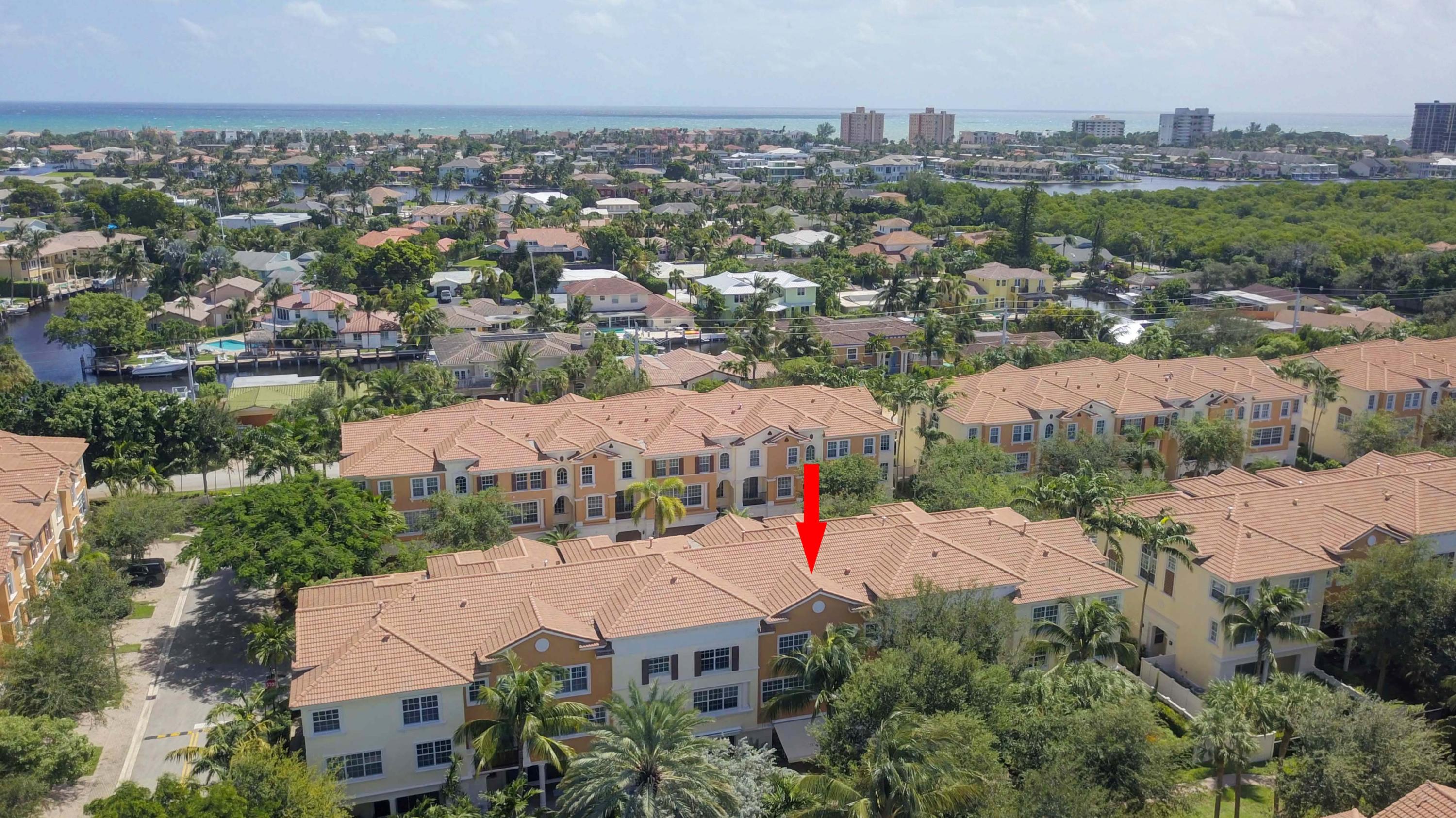 5645 Northeast Trieste Way Boca Raton, FL 33487 - Photo 51 of 51 Aerial View 1.5 Miles to Beach