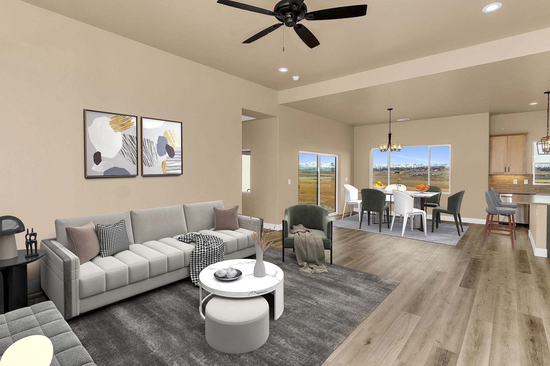 1656 8 Road Mack, CO 81525 - Photo 7 of 28 a living room with furniture and wooden floor