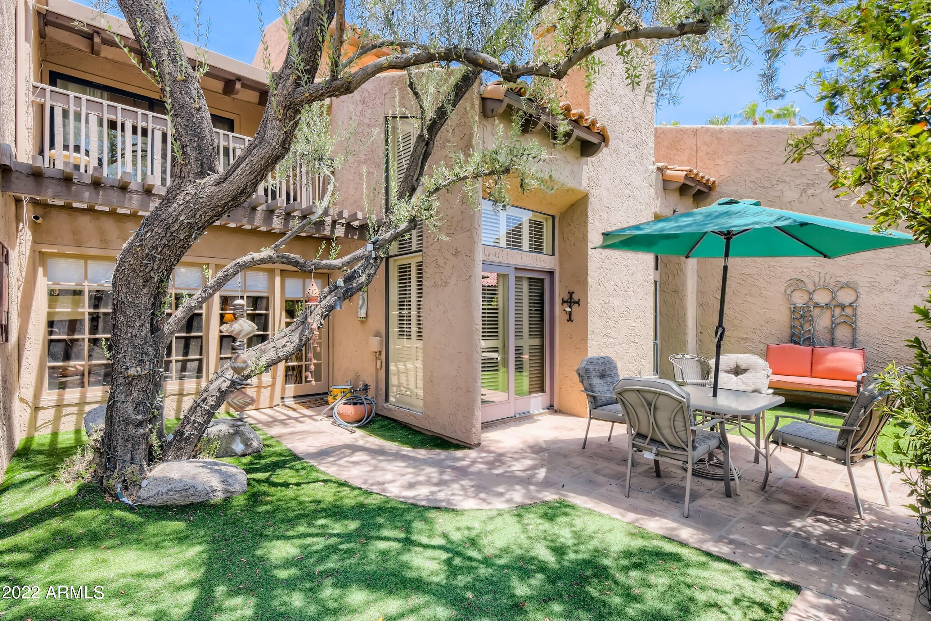 4438 East Camelback Road, Unit 152 Phoenix, AZ 85018 - Photo 17 of 30 Entertaining back yard