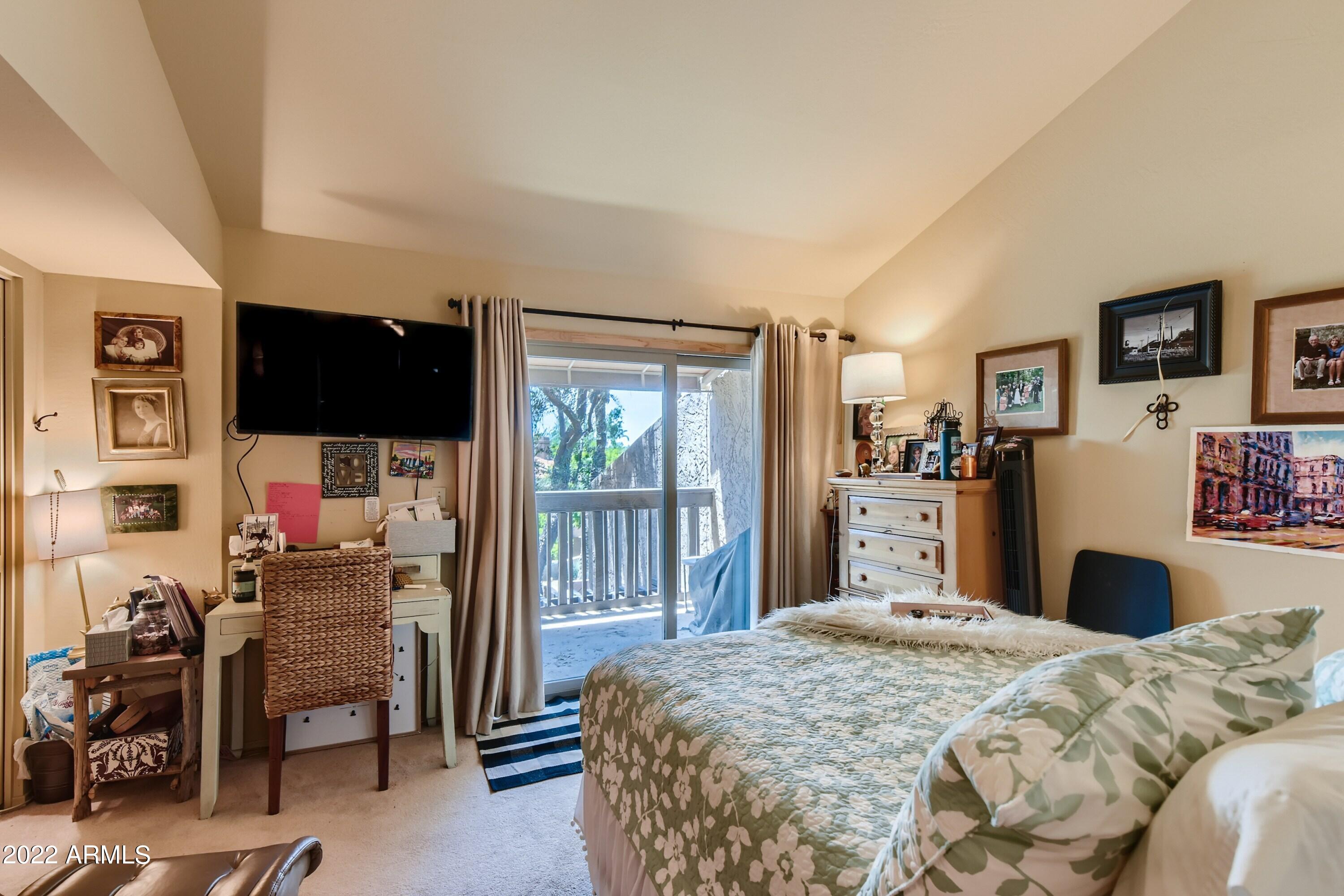 4438 East Camelback Road, Unit 152 Phoenix, AZ 85018 - Photo 21 of 30 2nd bedroom with balcony