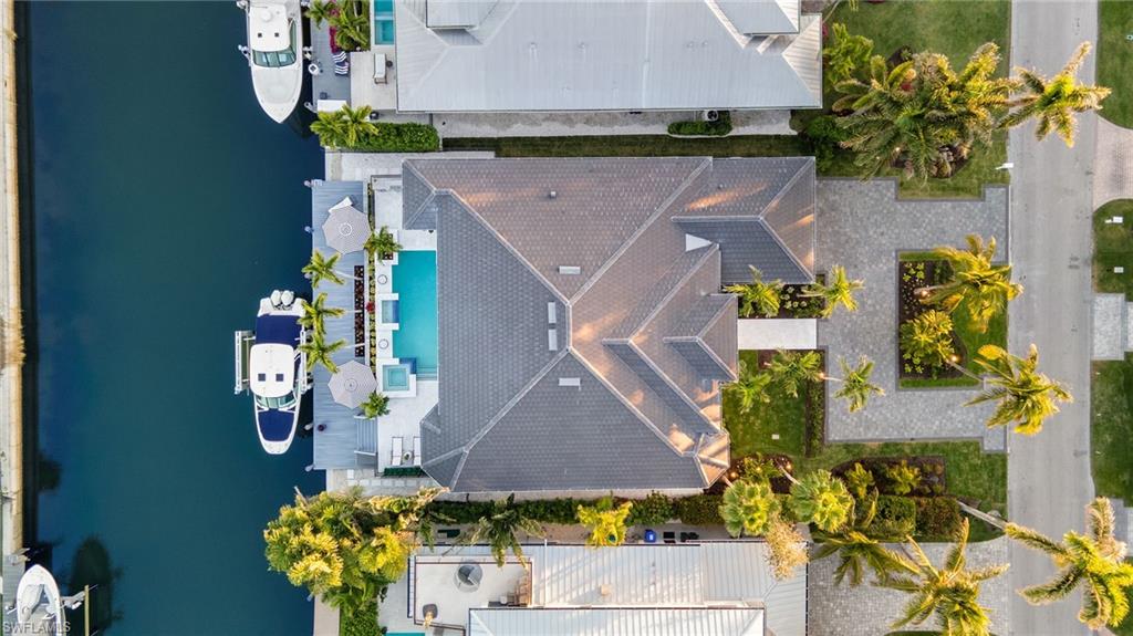 1955 Tarpon Road Naples, FL 34102 - Photo 48 of 48 Bird's eye view of a pool area