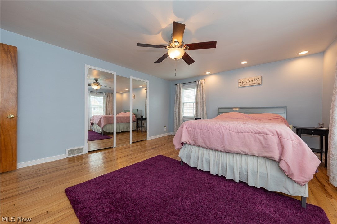 3586 Ingleside Road Beachwood, OH 44122 - Photo 14 of 22 The spacious Second Bedroom has two singe closets, ceiling fan and recessed lighting