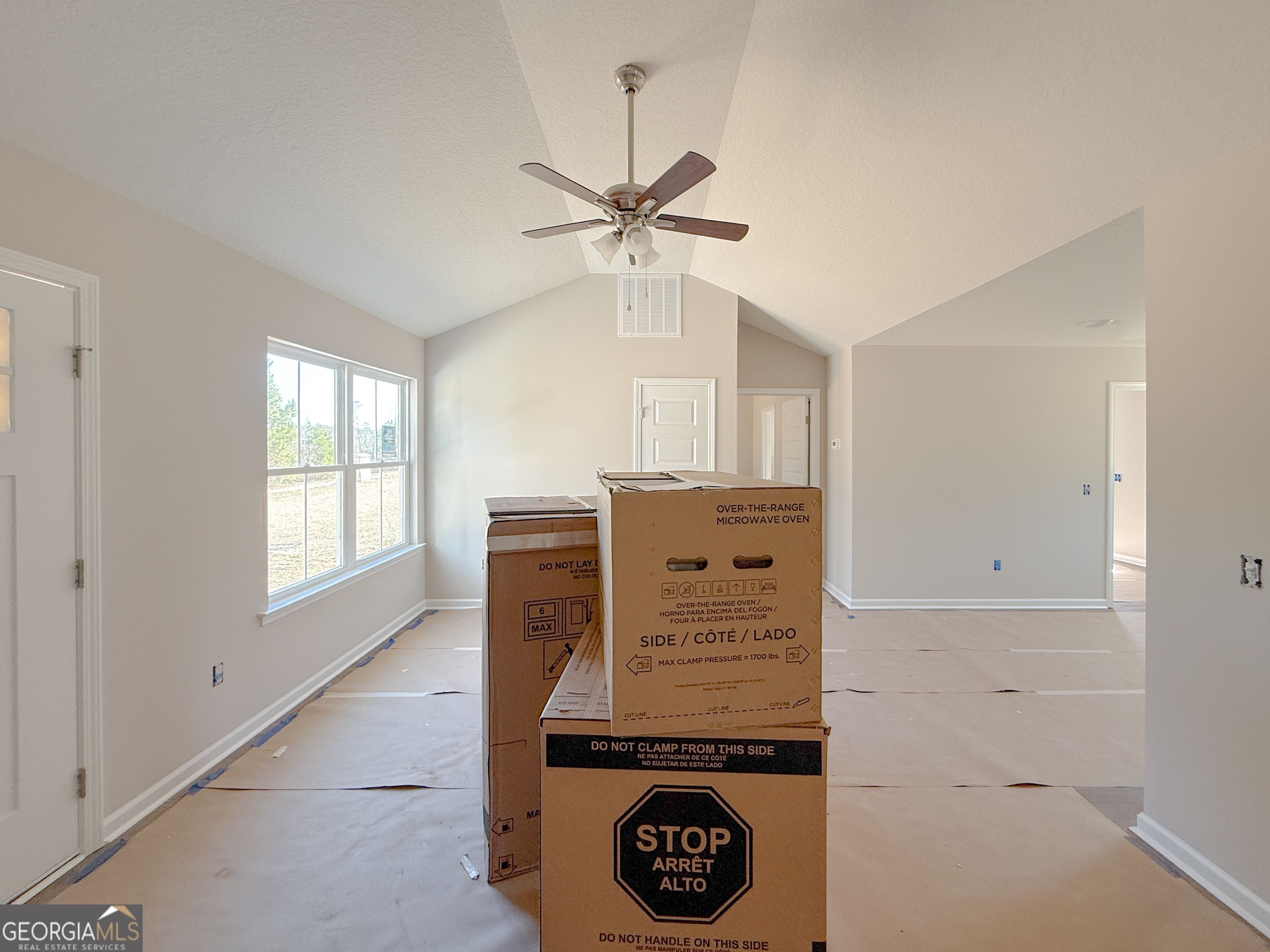 4348 Deloach Church Road Claxton, GA 30417 - Photo 13 of 25 a very nice looking room with a window and a ceiling fan