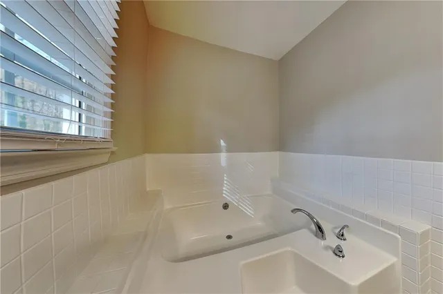 a bathroom with a sink and a bathtub