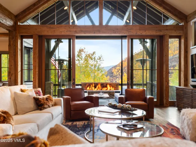 a outdoor living space with patio furniture