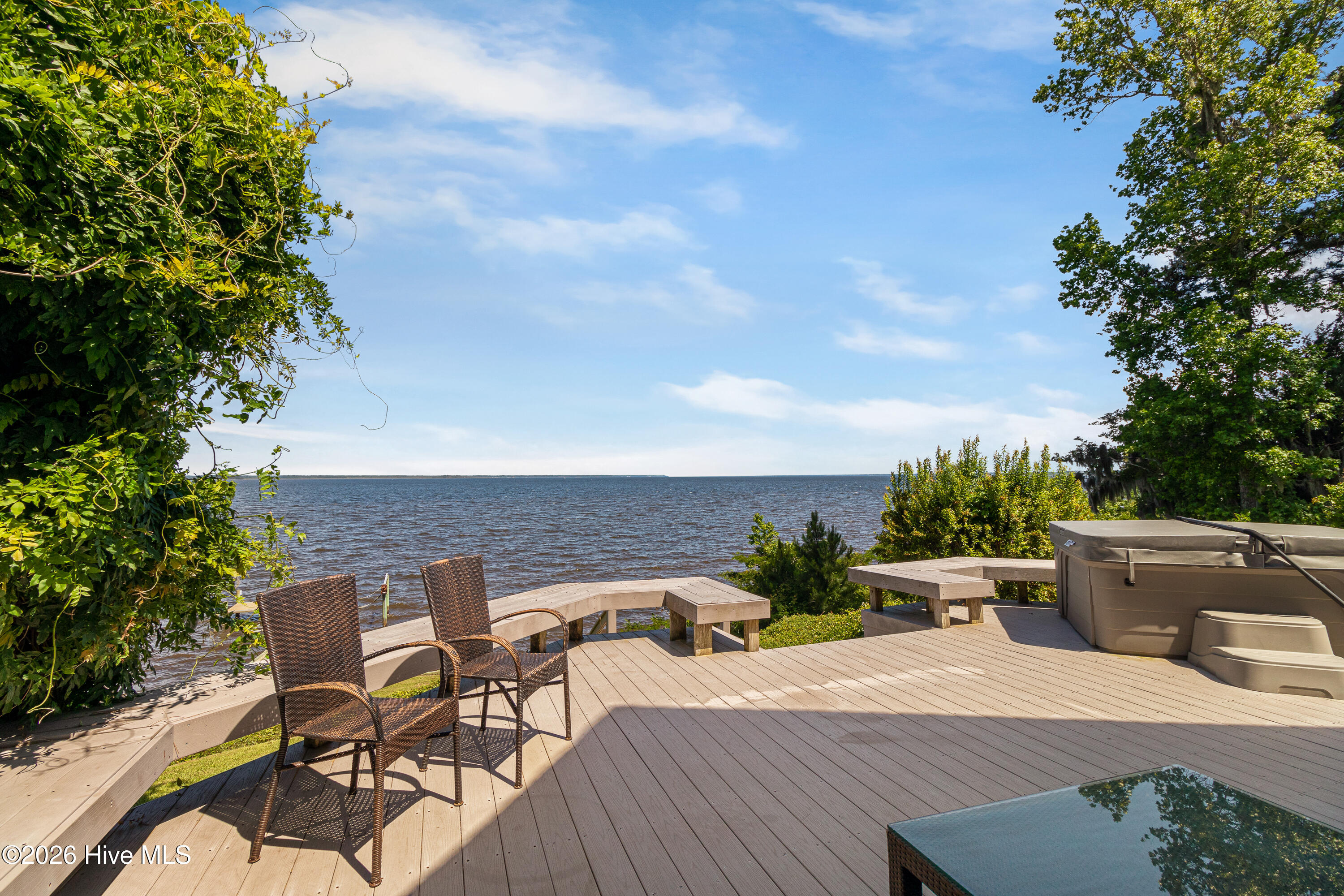 4100 North Rivershore Drive New Bern, NC 28560 - Photo 39 of 87 Expansive Waterfront Deck