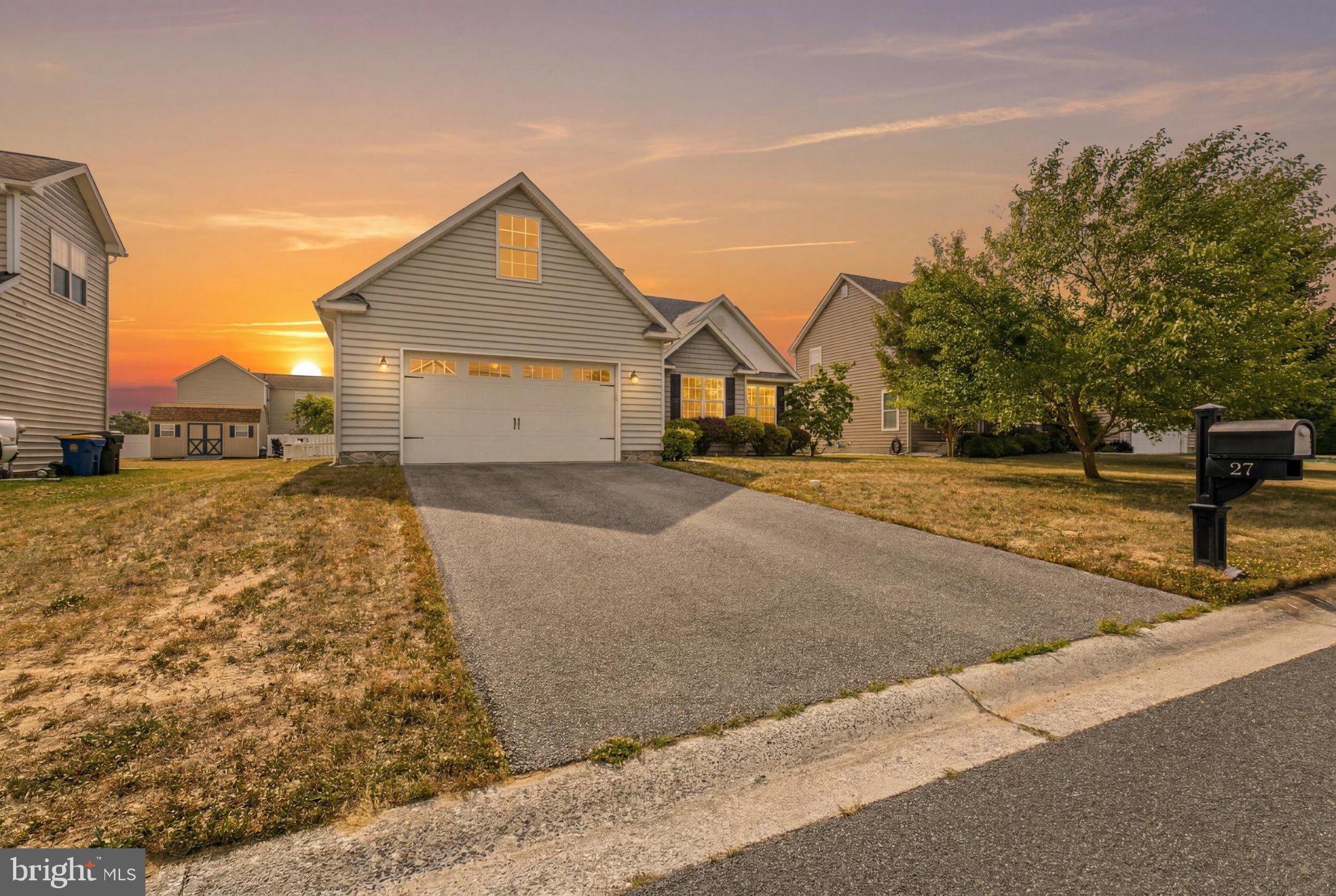 27 Sun Ridge Drive Felton, DE 19943 - Photo 3 of 61 Charming home at sunset glow.