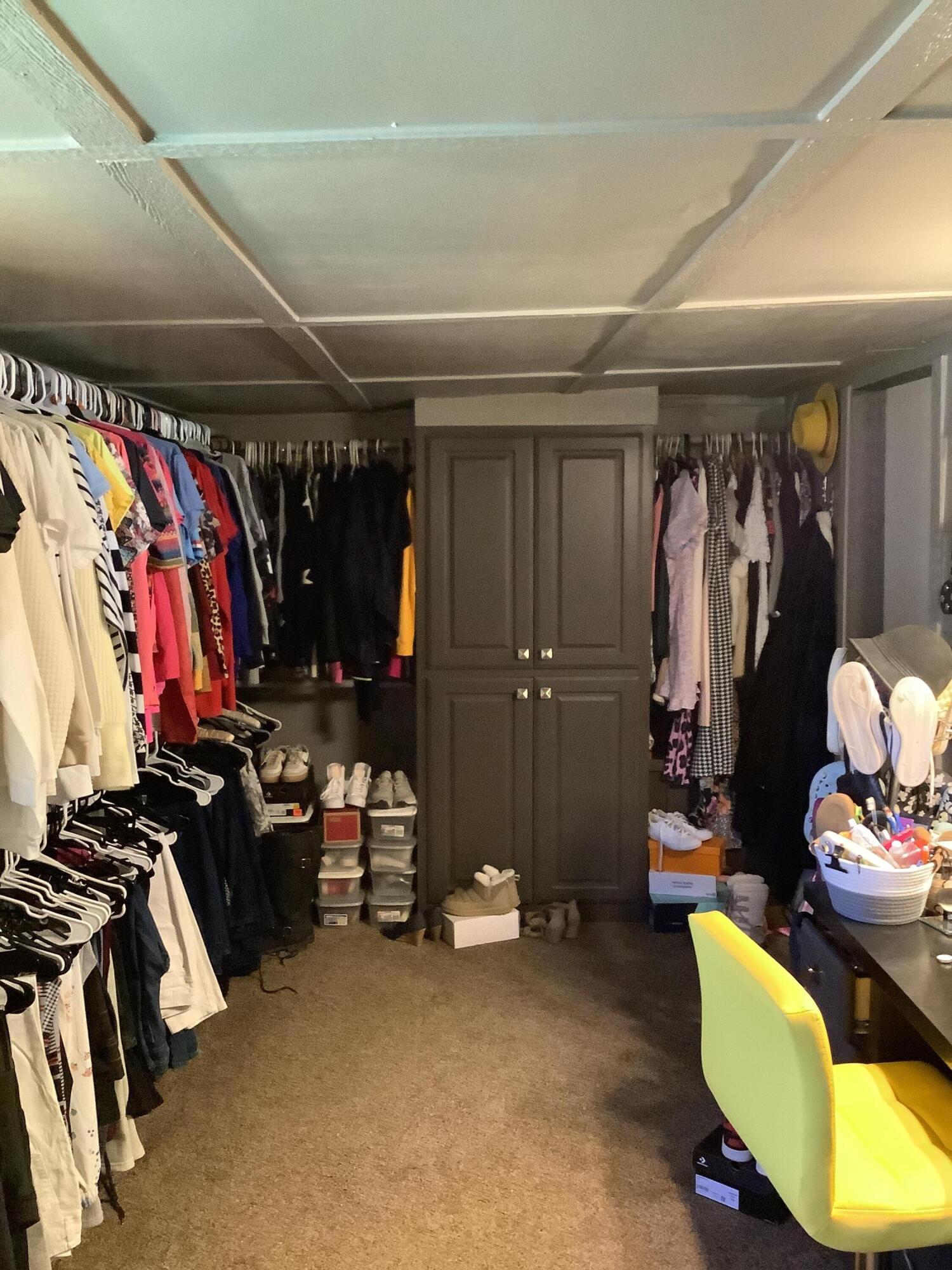 1203 South Date Plainview, TX 79072 - Photo 12 of 53 a view of walk in closet with clothes and shoes
