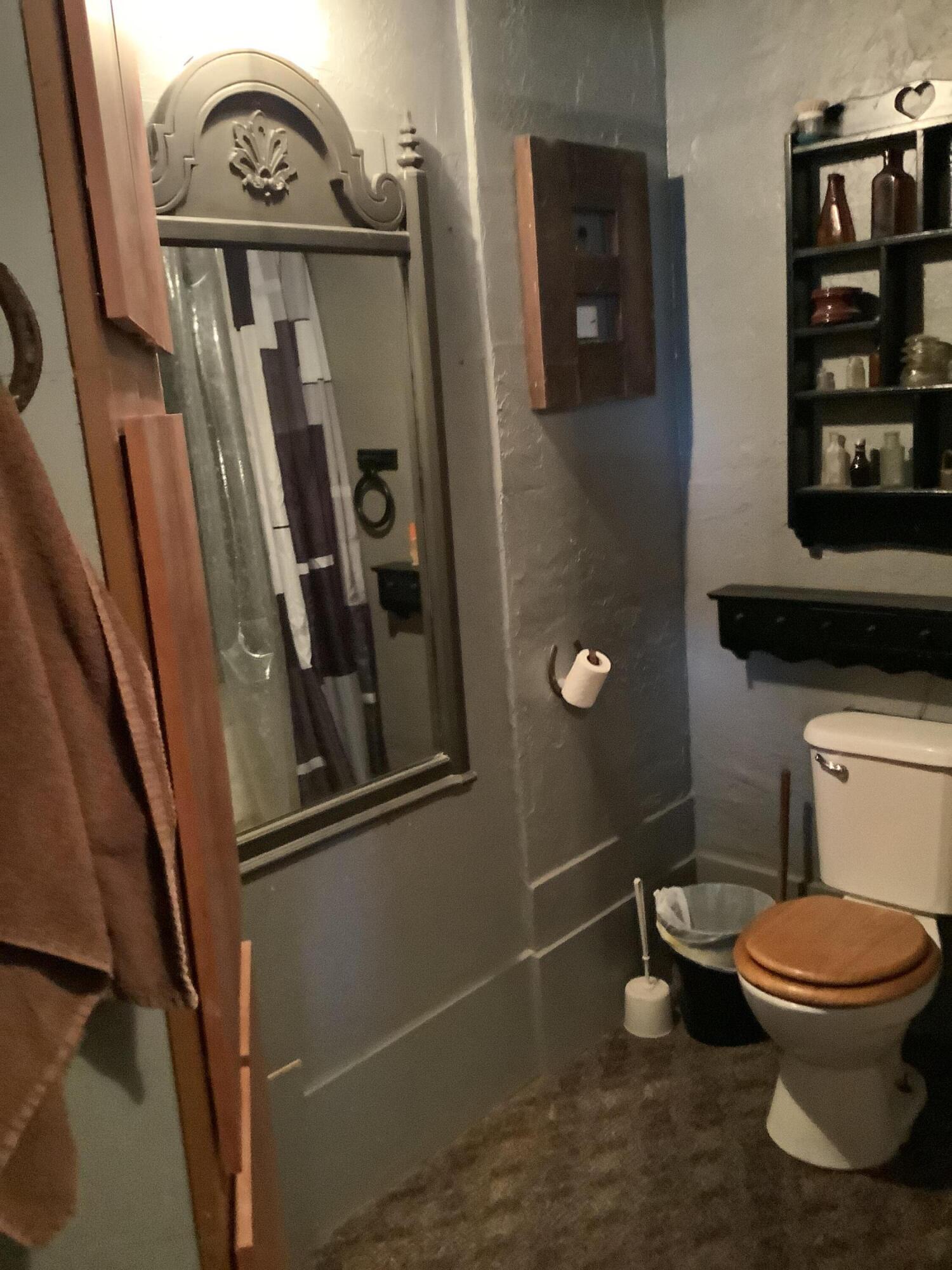 1203 South Date Plainview, TX 79072 - Photo 17 of 53 a bathroom with a toilet and a shower