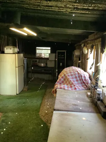 a view of storage and utility room