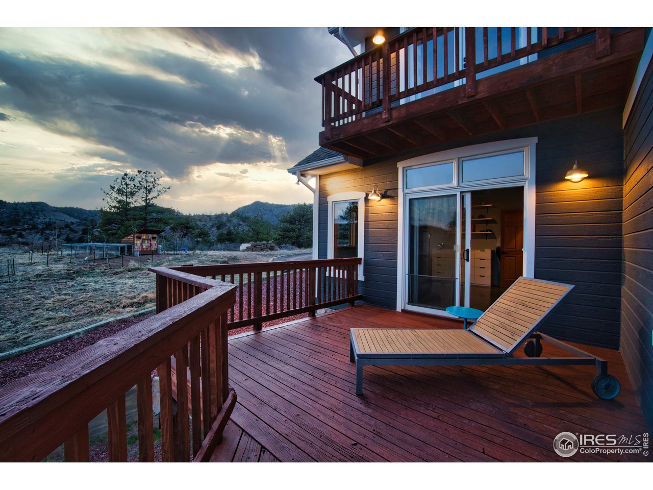700 Apple Ridge Road Lyons, CO 80540 - Photo 25 of 35 Deck from main-level bedroom