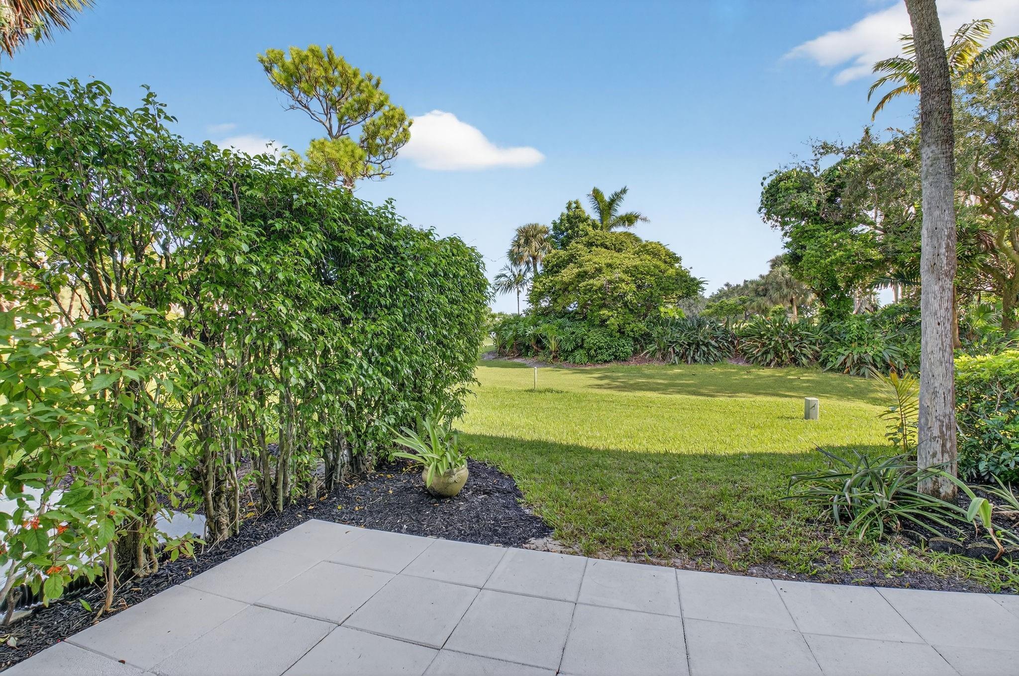 3802 Bridgewood Drive Boca Raton, FL 33434 - Photo 31 of 46 a view of a garden with an outdoor space
