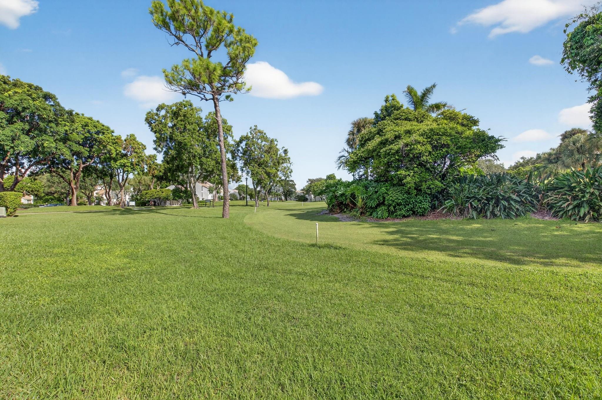 3802 Bridgewood Drive Boca Raton, FL 33434 - Photo 32 of 46 a view of a garden with a tree