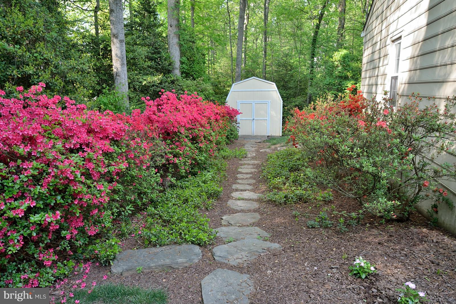 11626 Ayreshire Road Oakton, VA 22124 - Photo 21 of 26 Side walkway leads to Rear yard and Shed.