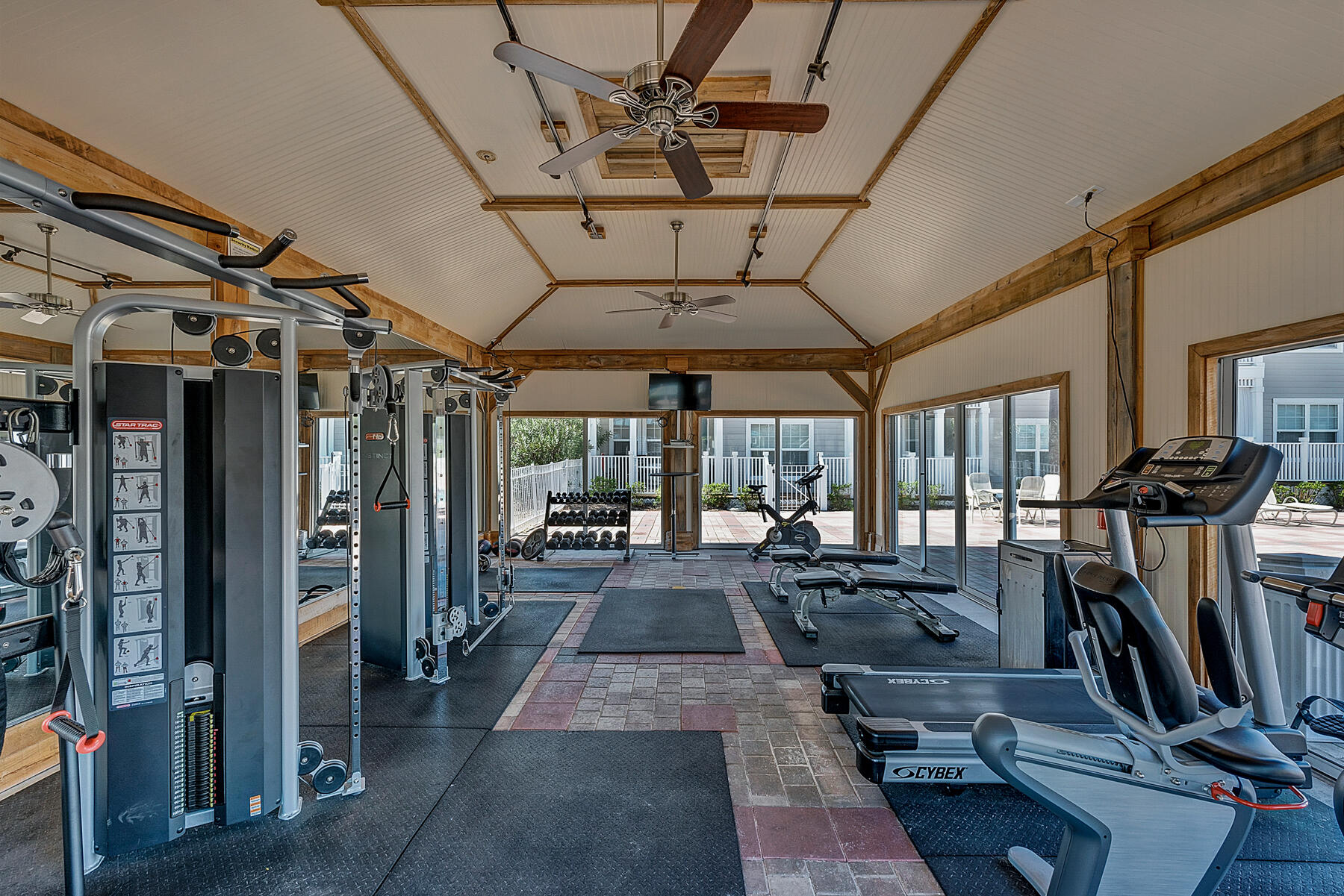 104 Village Boulevard, Unit 625 Santa Rosa Beach, FL 32459 - Photo 24 of 38 a view of a room with gym equipment