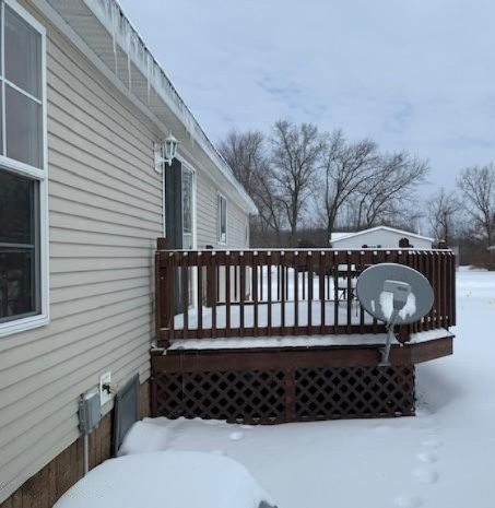 801 Raisin River Road Three Rivers, MI 49093 - Photo 3 of 20 801 Raisin River Back Deck View
