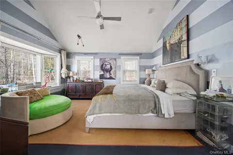 a living room with a couch and a table