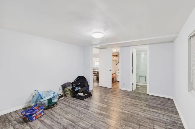 a view of storage and utility room