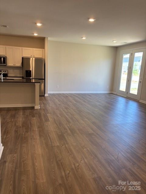 7136 Maple Run Circle Charlotte, NC 28215 - Photo 13 of 39 a view of kitchen with stainless steel appliances a refrigerator and a stove top oven
