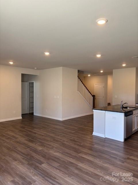 7136 Maple Run Circle Charlotte, NC 28215 - Photo 30 of 39 a view of kitchen and kitchen with wooden floor