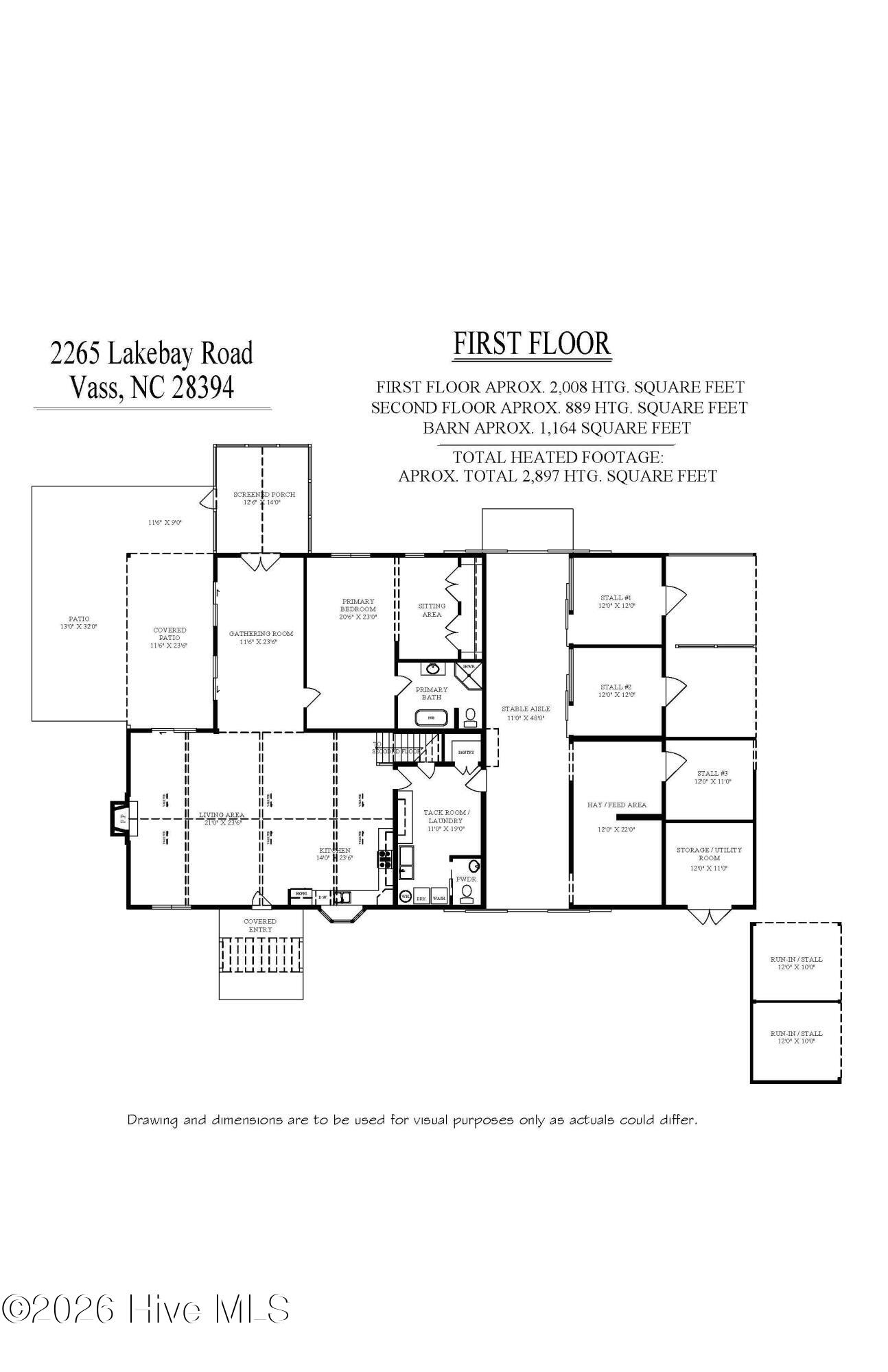 2265 Lakebay Road Vass, NC 28394 - Photo 79 of 80 Floorplan - floor 1