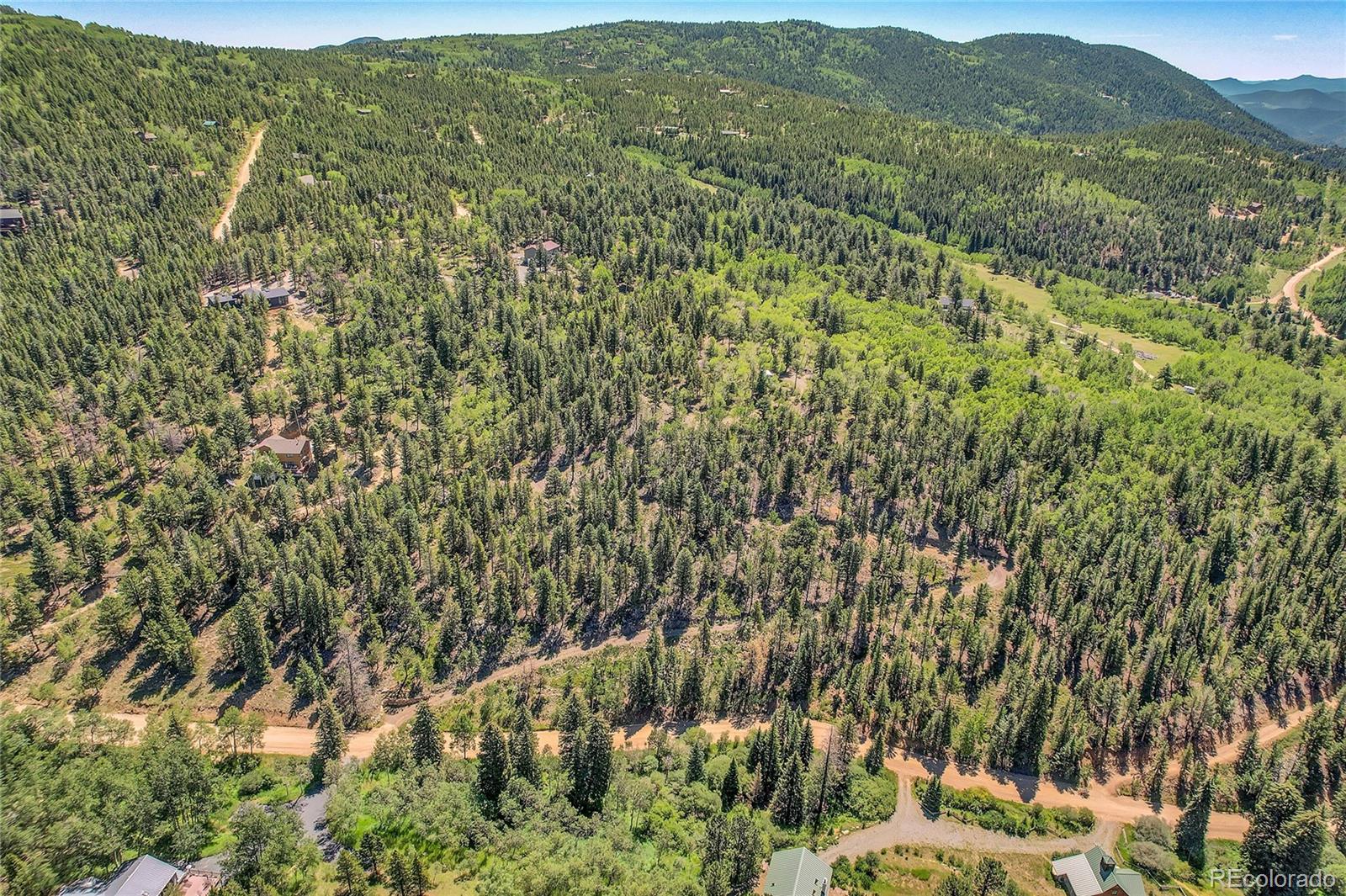 5 Hughesville Road Black Hawk, CO 80422 - Photo 2 of 17 a view of a lush green forest with a mountain