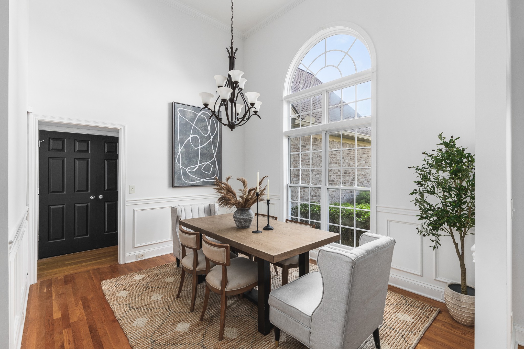852 Bradshaw Road Lebanon, TN 37087 - Photo 8 of 41 a view of a dining room with furniture window and wooden floor