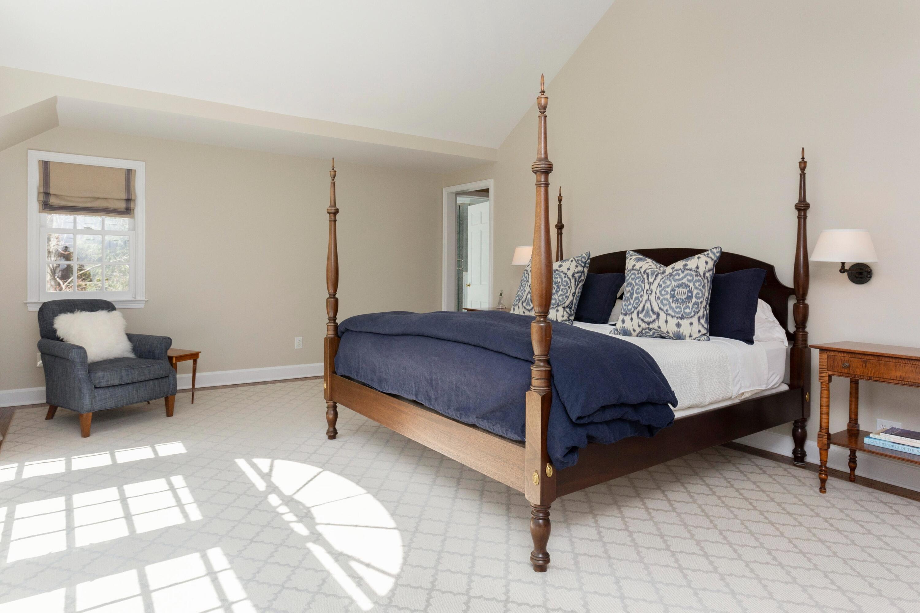 16 Half Mile Road Darien, CT 06820 - Photo 24 of 59 a bedroom with a bed and a couch