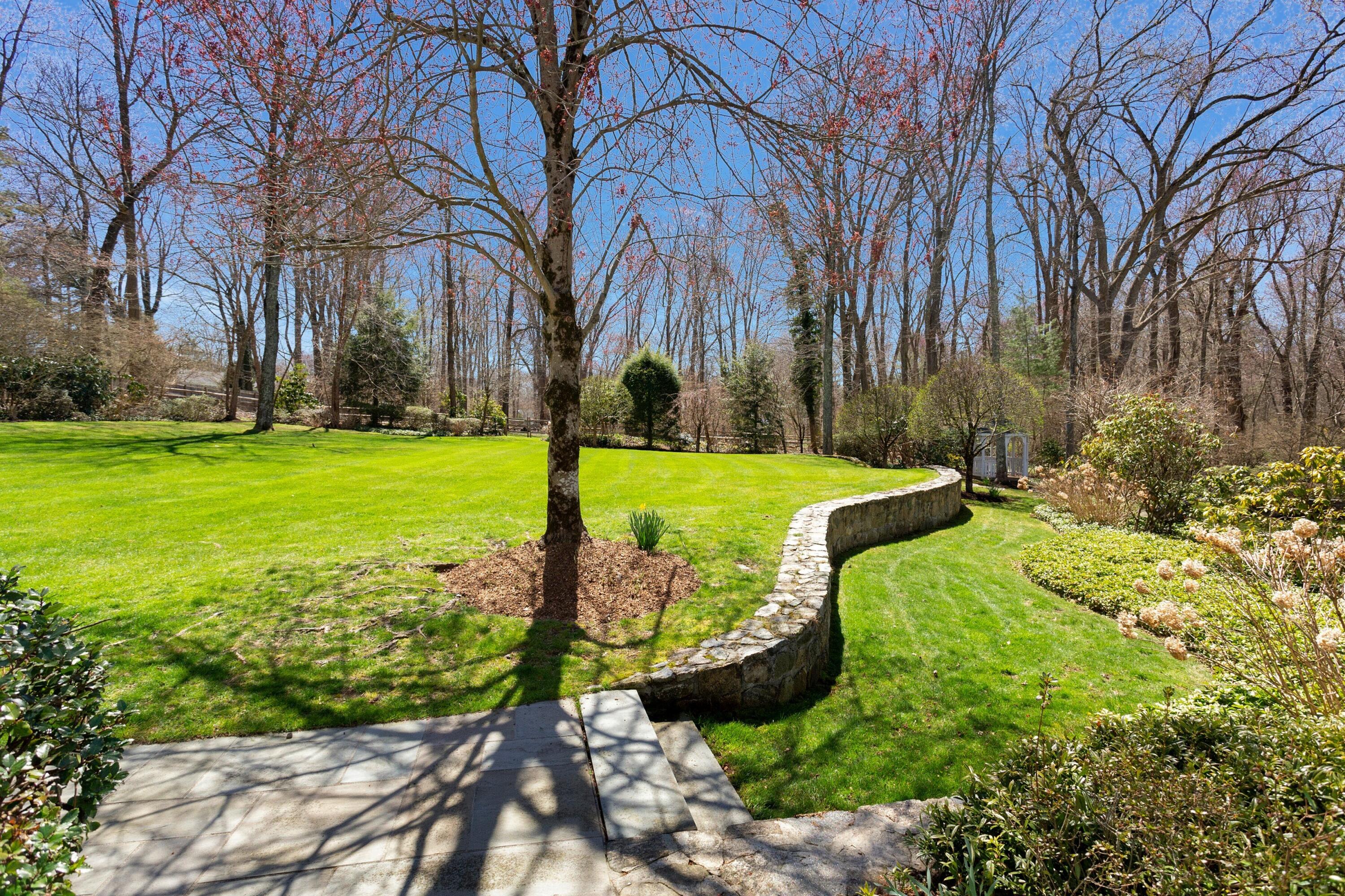 16 Half Mile Road Darien, CT 06820 - Photo 53 of 59 a view of a park with large trees