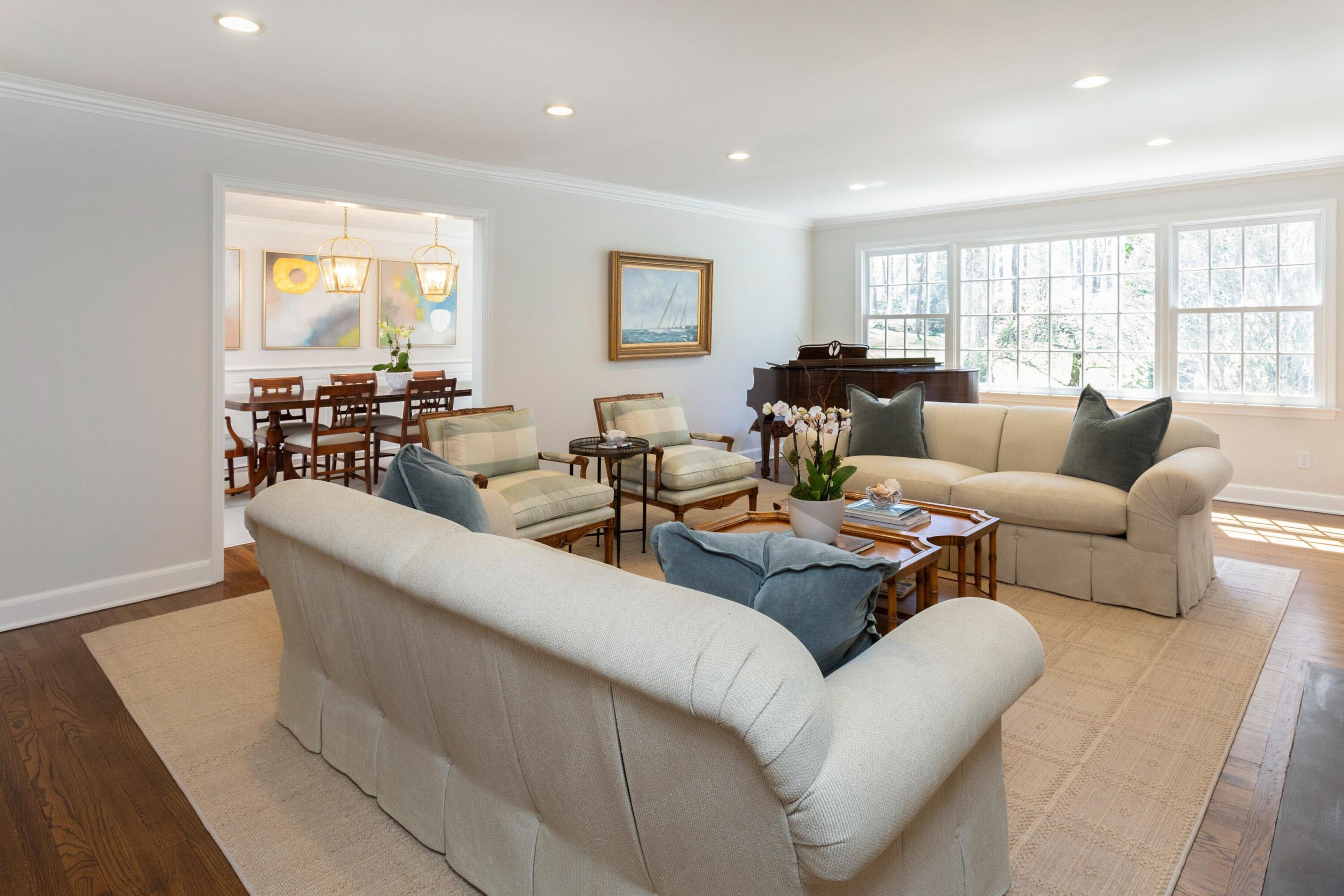 16 Half Mile Road Darien, CT 06820 - Photo 8 of 59 a living room with furniture and a large window