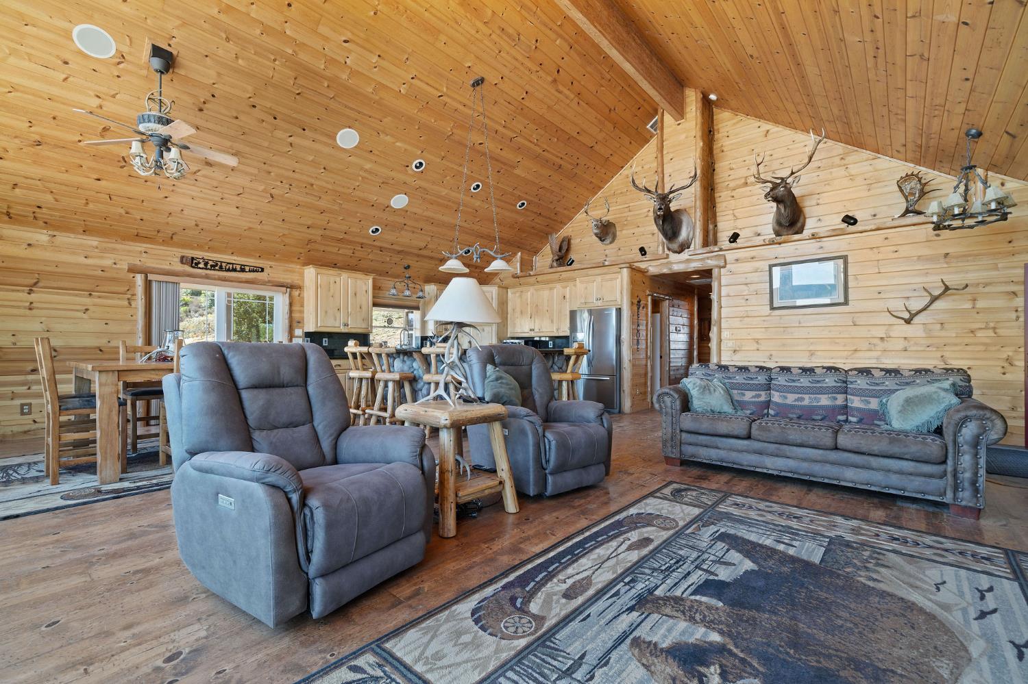 6800 West Murray Creek Road San Andreas, CA 95249 - Photo 6 of 47 a living room with furniture and wooden floor