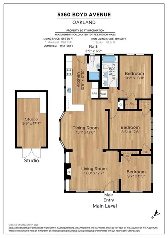 $1,195,000 | 5360 Boyd Avenue, Oakland, CA 94618