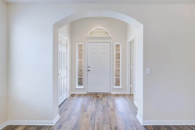 wooden floor in an empty room