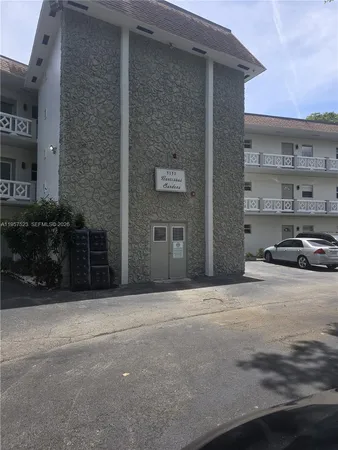 a car parked in front of building