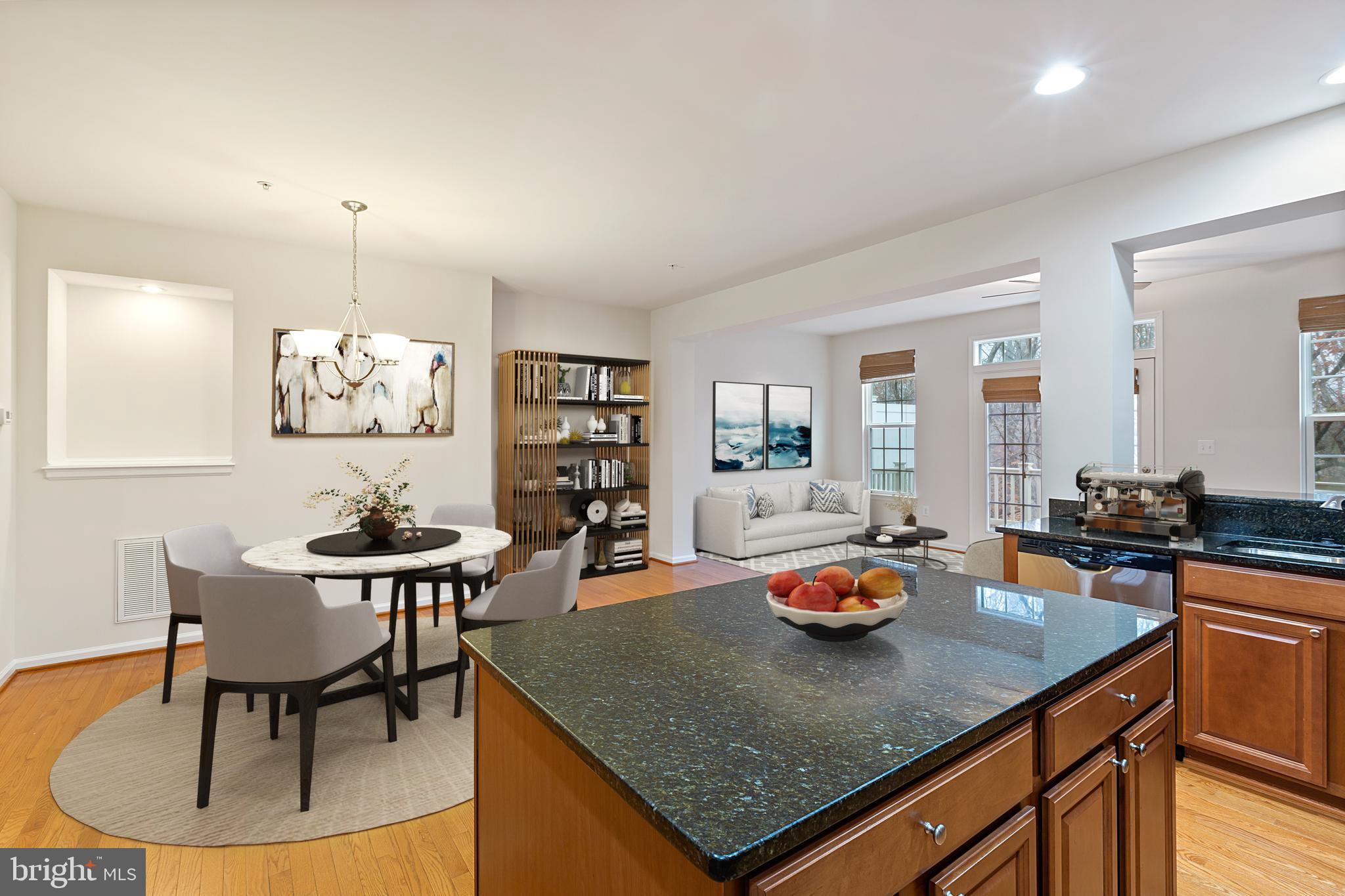 2804 St Marys View Road Accokeek, MD 20607 - Photo 6 of 46 Virtual Staging of Kitchen Area