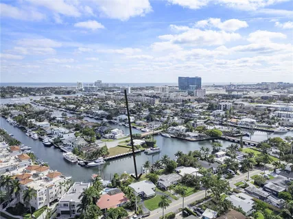an aerial view of a city with lots of residential buildings