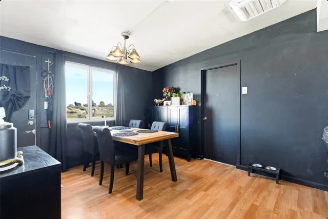 a bedroom with a bed and a walk in closet