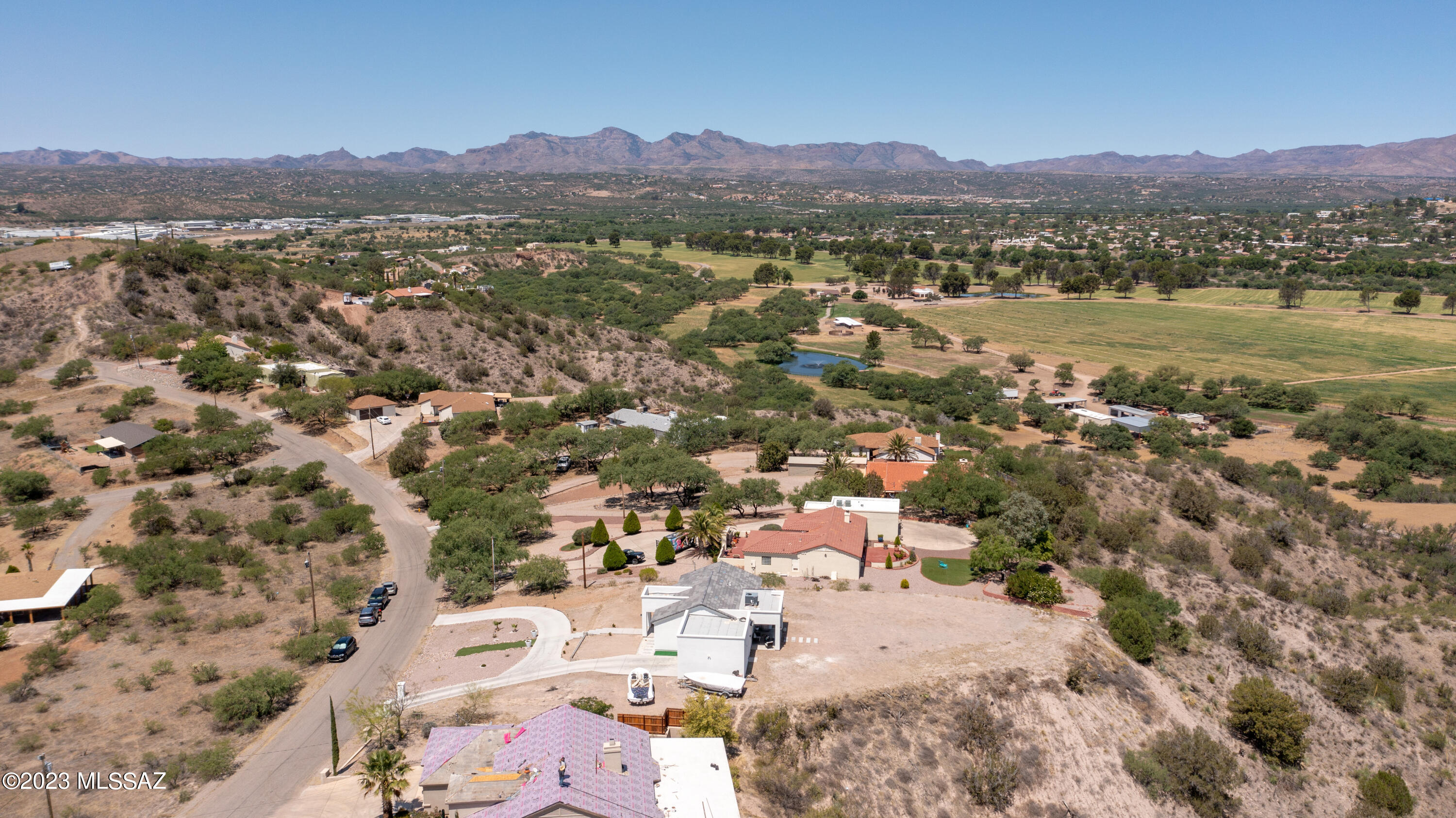 94 Back Nine Terrace Rio Rico, AZ 85648 - Photo 10 of 43 an aerial view of residential house and outdoor space