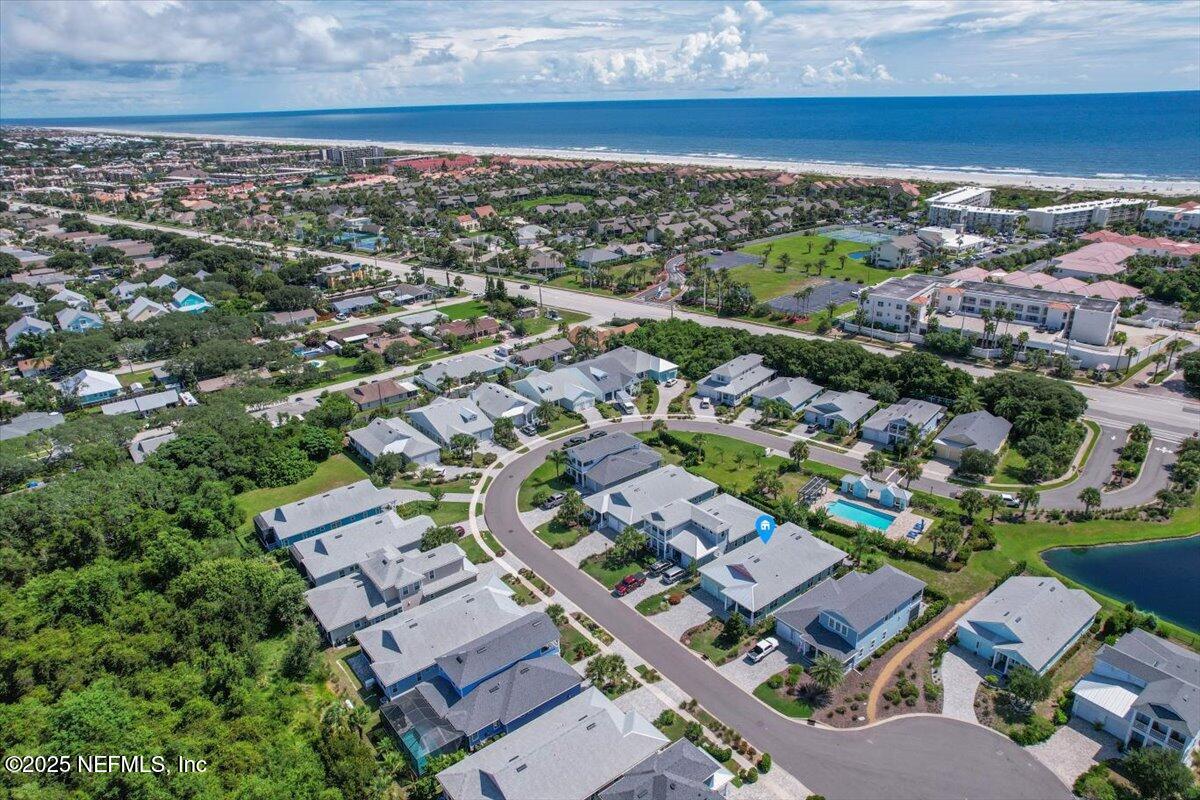 175 Oceanview Drive St. Augustine, FL 32080 - Photo 38 of 56 an aerial view of a city with lots of residential buildings