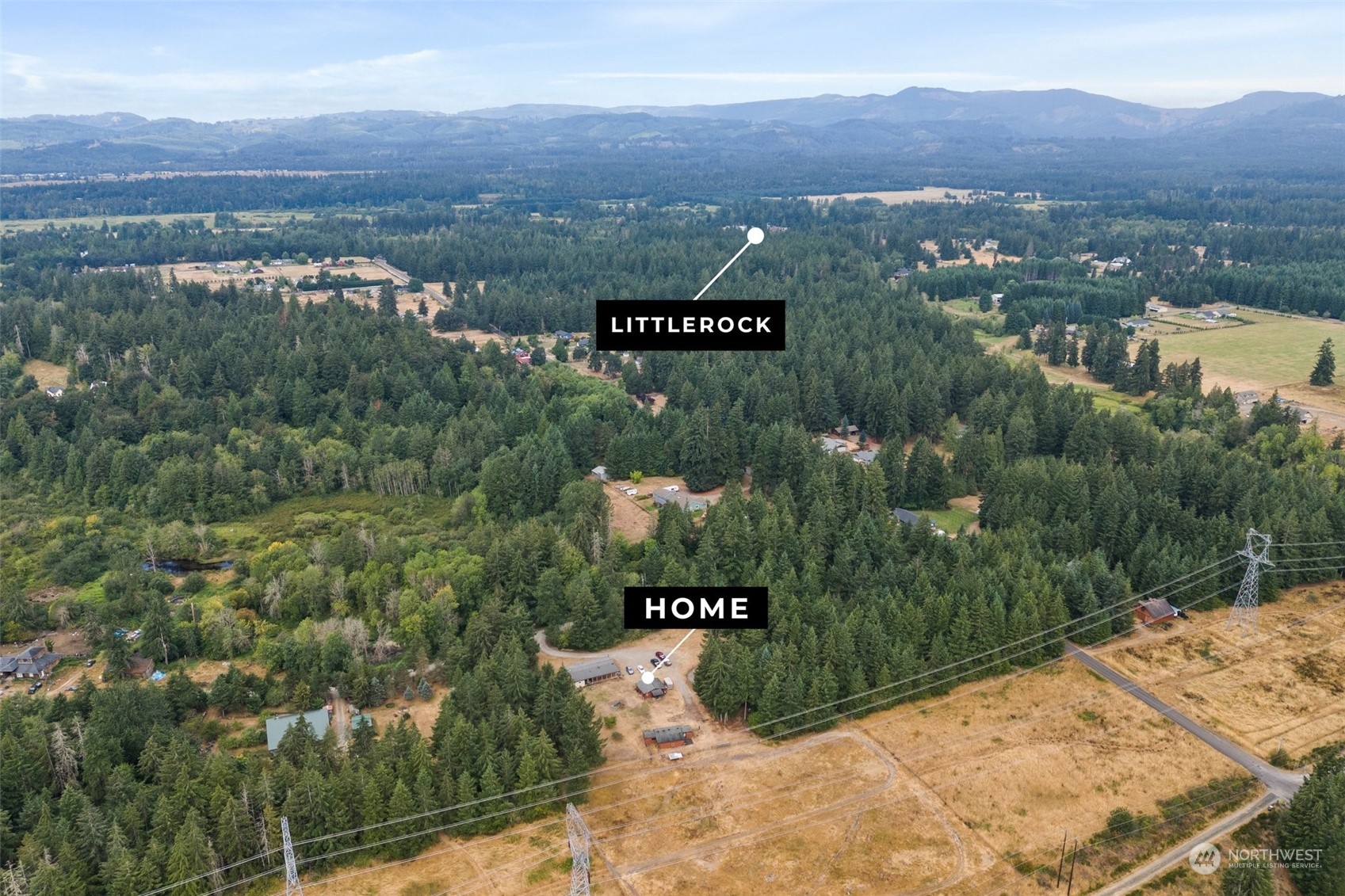 13434 Marcon Lane Southwest Rochester, WA 98579 - Photo 35 of 38 an aerial view of a city