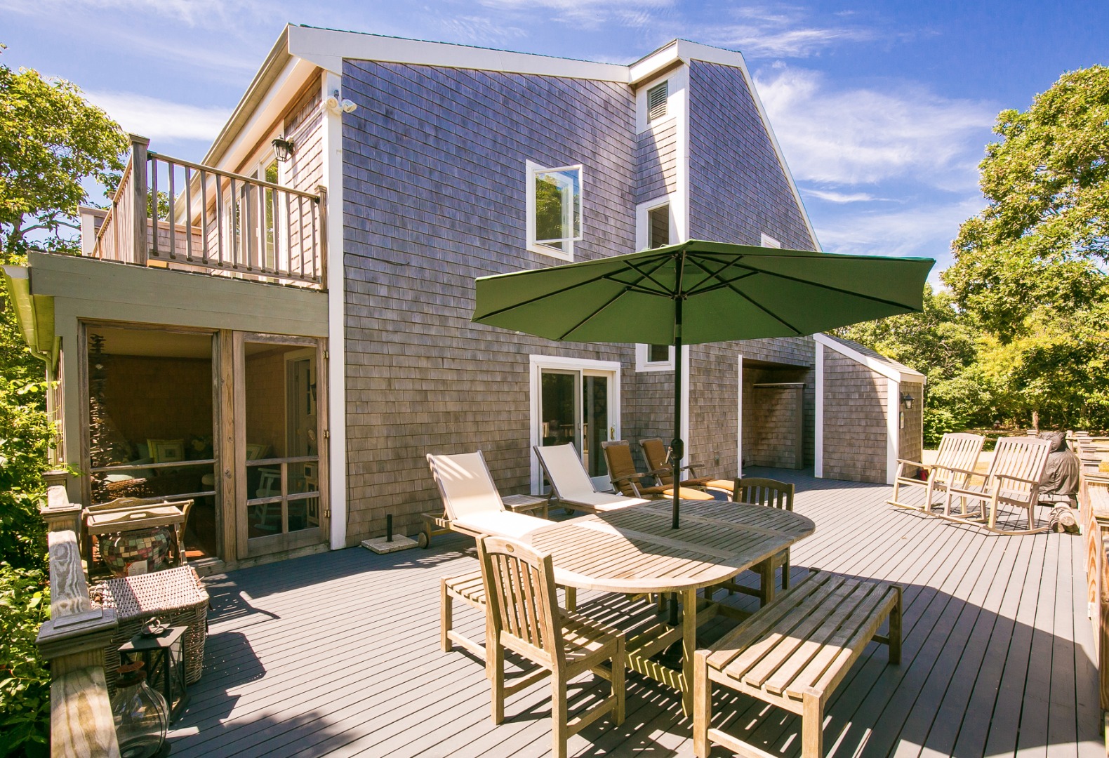 2 Mattakesett Bay Road, Unit M2 Edgartown, MA 02539 - Photo 1 of 22 Huge deck with screened porch