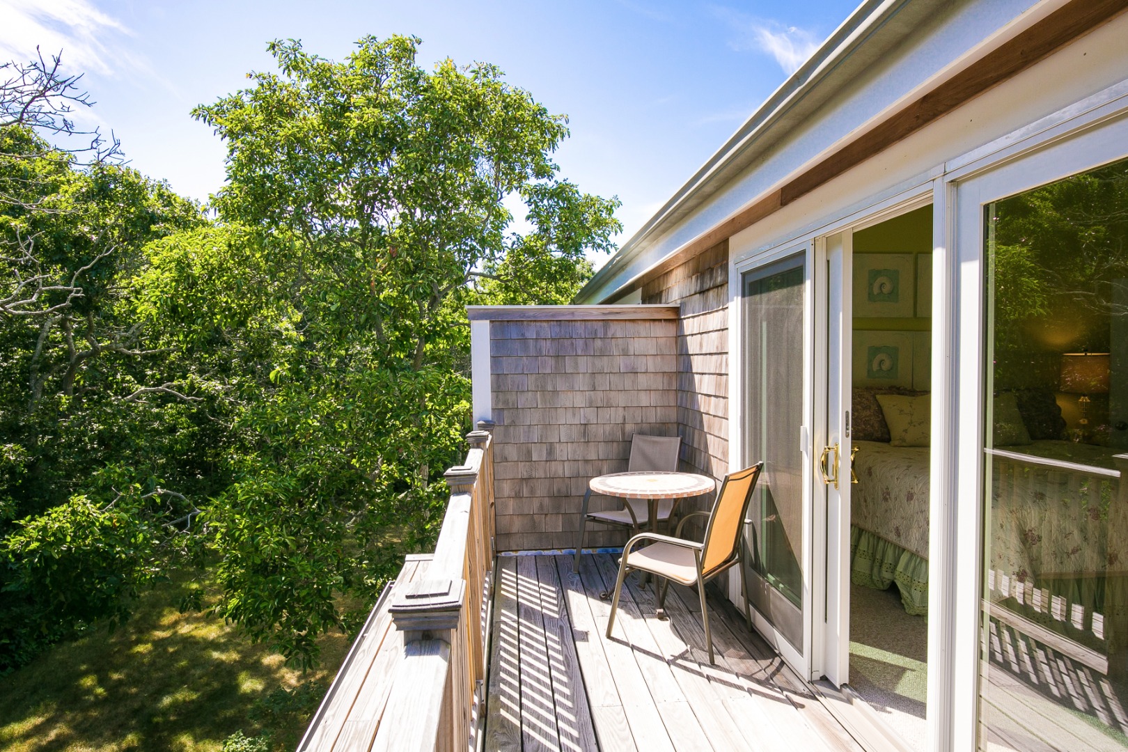 2 Mattakesett Bay Road, Unit M2 Edgartown, MA 02539 - Photo 17 of 22 Private deck off master bedroom