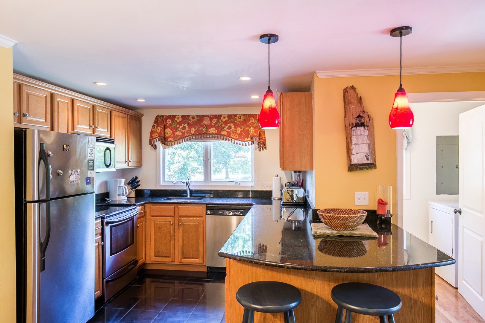2 Mattakesett Bay Road, Unit M2 Edgartown, MA 02539 - Photo 8 of 22 Renovated kitchen with breakfast bar