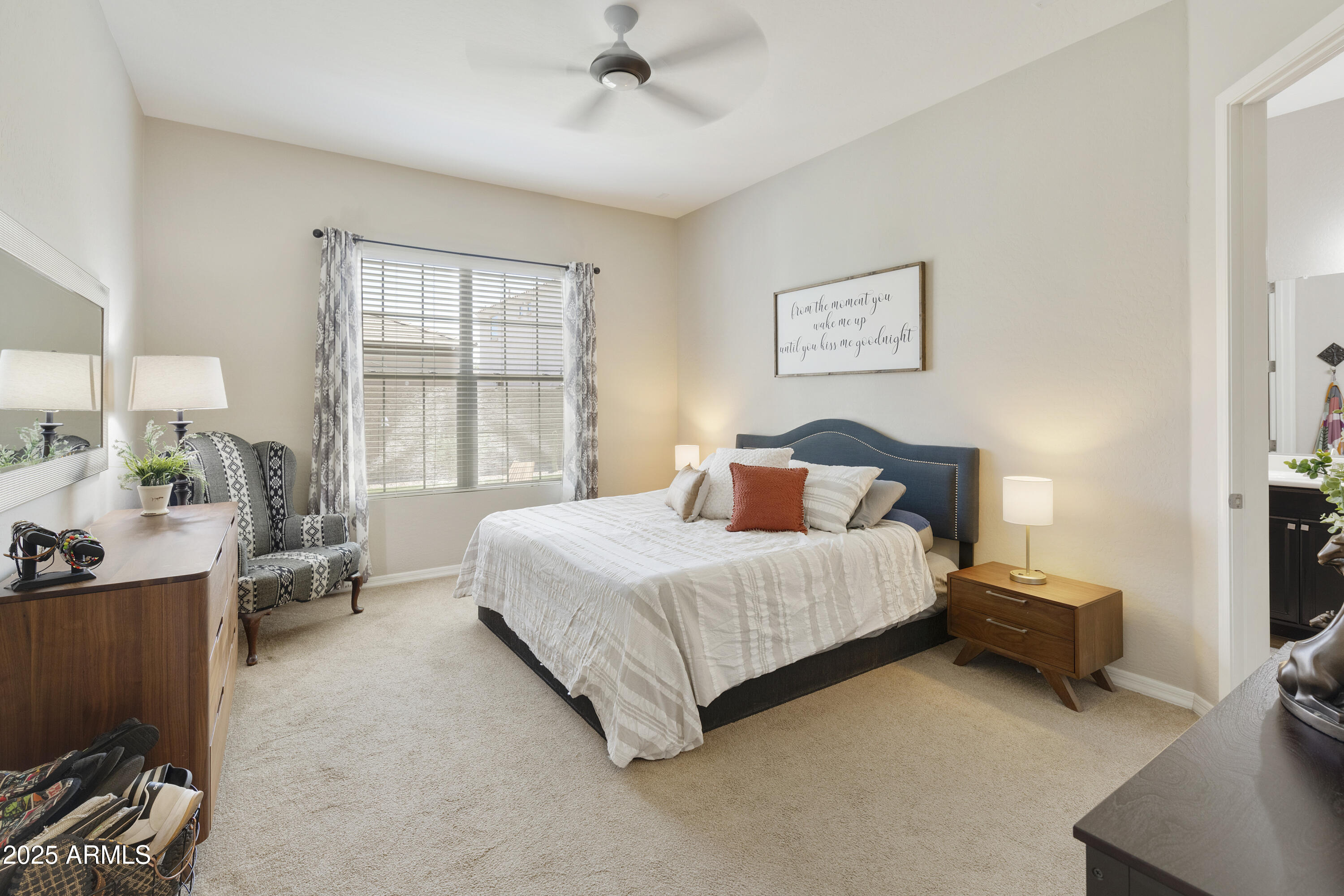 1517 West Redondo Drive Gilbert, AZ 85233 - Photo 19 of 55 a bedroom with a bed and a window